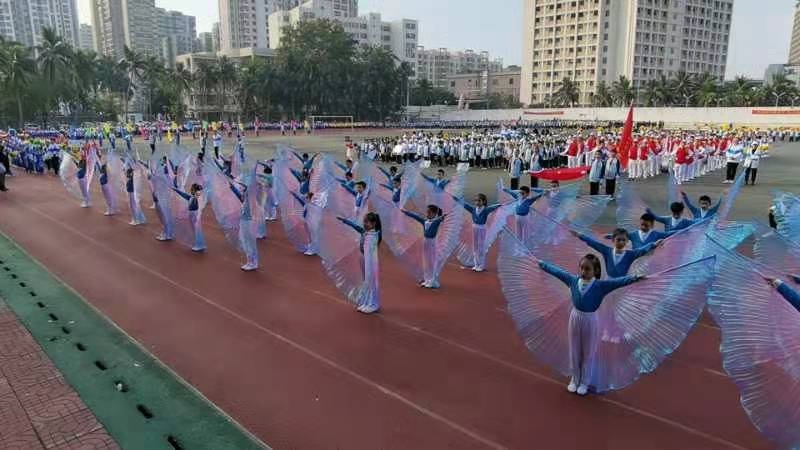 趣味运动我快乐，健体强国我能行――海南师范大学实验小学第二届体育艺术节