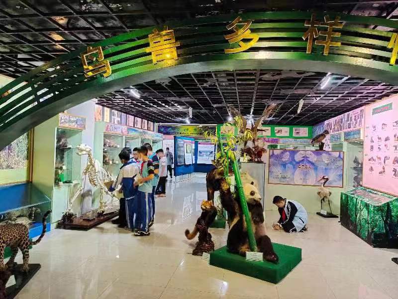 竞彩足球app组织学生参观海南生物多样性博物馆