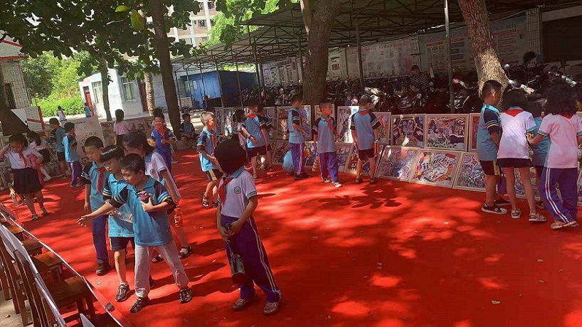 海南师范大学实验小学“童心向党・阳光下成长”庆六一书画展