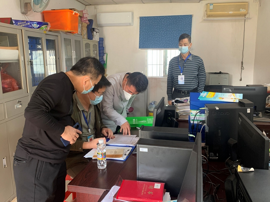 琼山区疾病预防控制中心一行莅临竞彩足球app对近期新冠病毒感染疫情进行督导